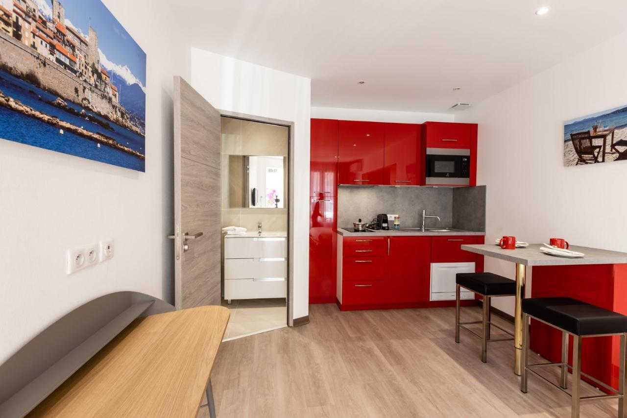 Appartements French Riviera Confidential Centre Ville Juan Les Pins Proche Des Plages Exteriér fotografie