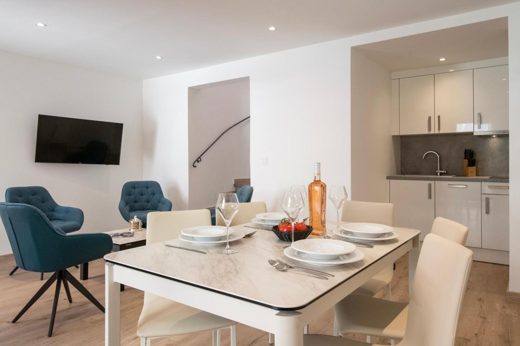 Appartements French Riviera Confidential Centre Ville Juan Les Pins Proche Des Plages Pokoj fotografie